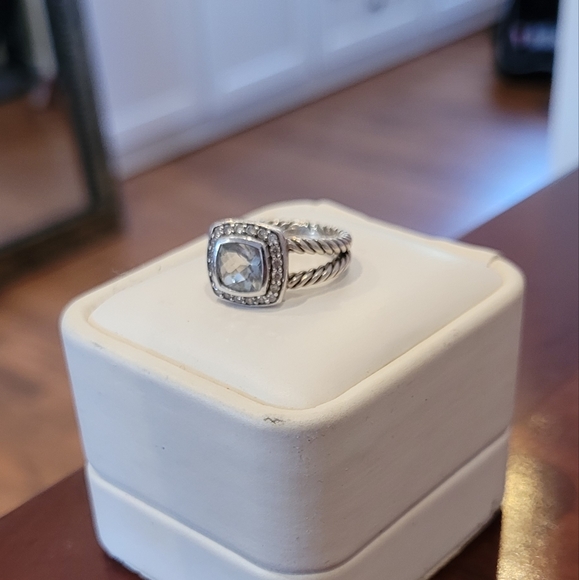 David Yurman white topaz albion ring - Picture 1 of 5